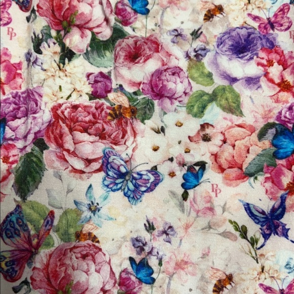 Posh Peanut Ruffled Cap Sleeve Romper w/ Ruffle Butt - Picture 6 of 8